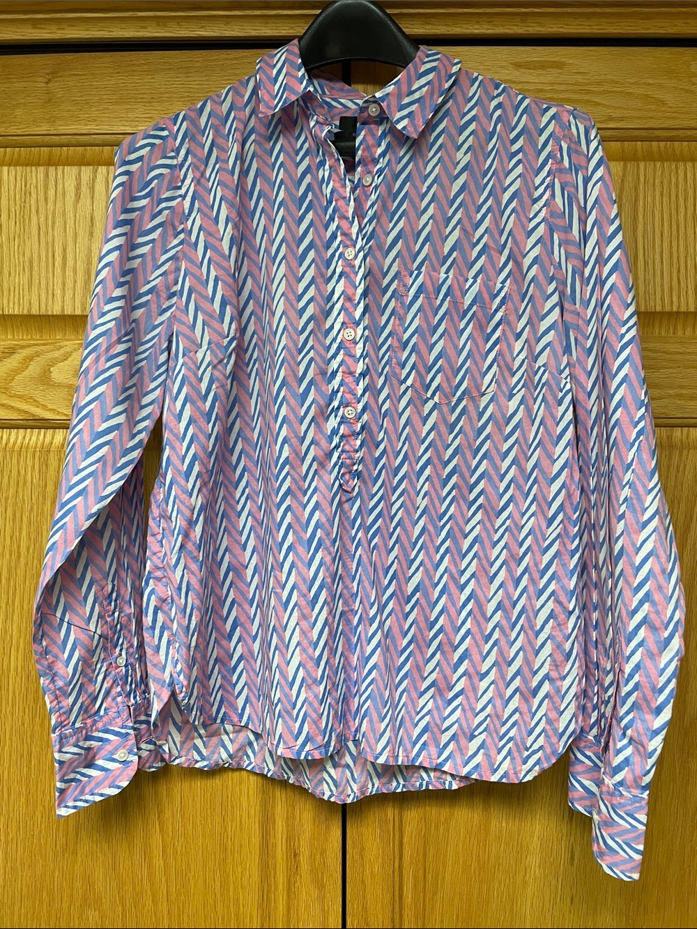 J. Crew Women's Lighweight Cotron Blouse - Size Medium